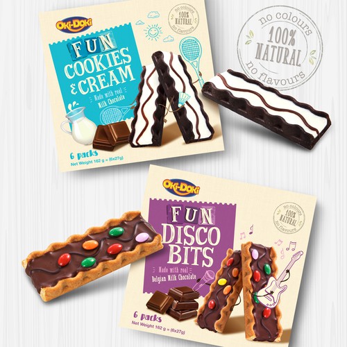 FUN Cookies Bars for kids