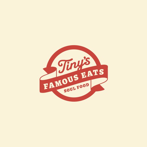 Tiny's Famous Eats Logo Design