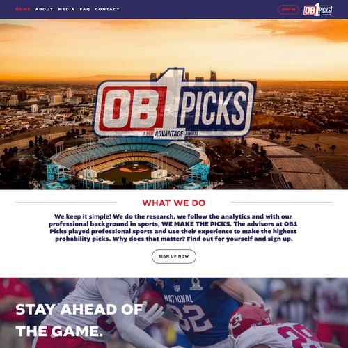 Sports Focused Design For Online Betting