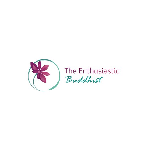 logo concept forThe Enthusiastic Buddhist