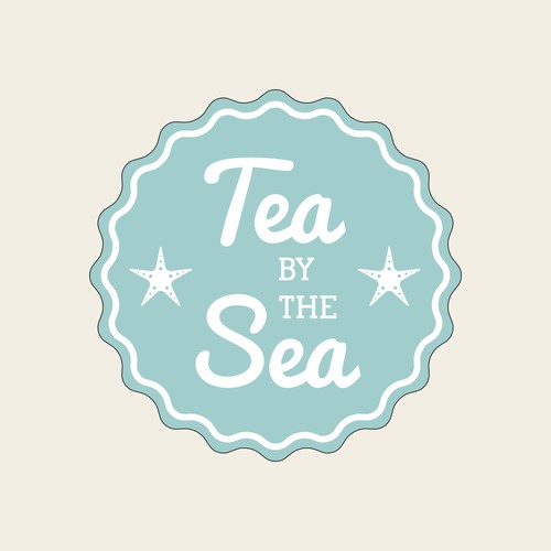 Tea by the Sea ~ Cornwall creating a vintage style logo