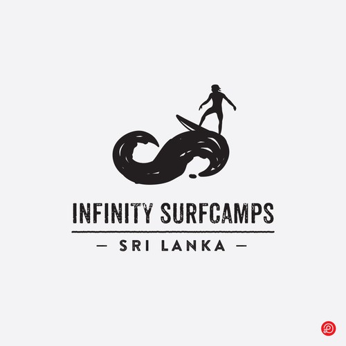 Surfcamp logo design