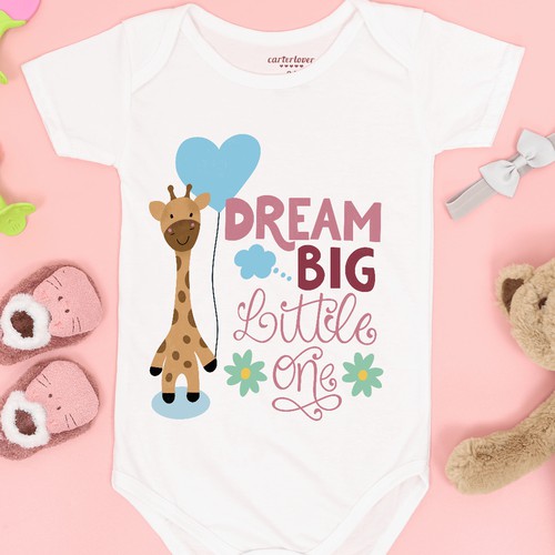 Dream Big Little One - Baby Clothing