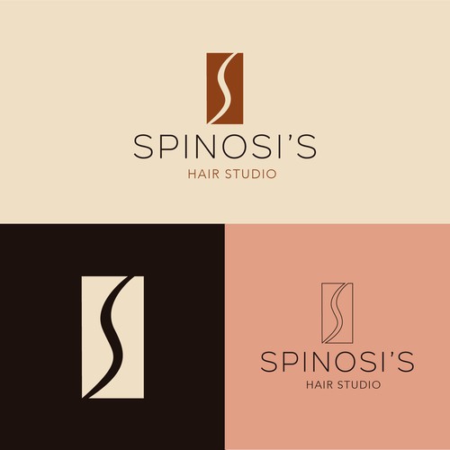 Logo design for Spinosi's Hair Studio