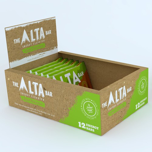 Design a point of sale box for The Alta Bar