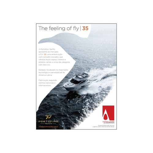 Help Portofino Yachts with a new ad. magazine