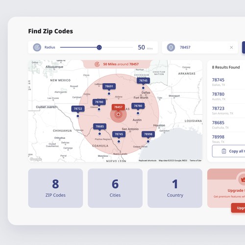 ZIP Codes Finder