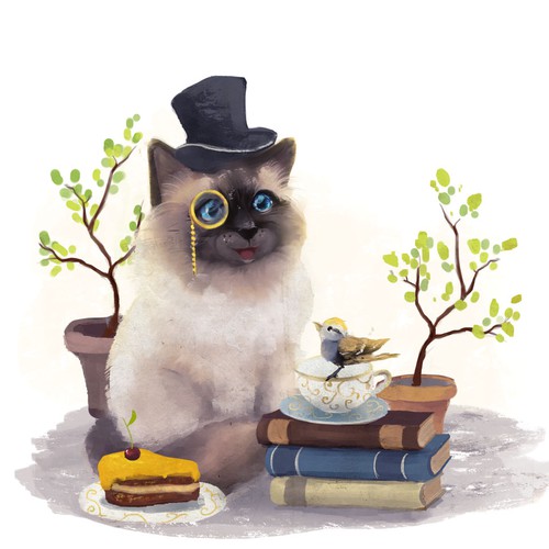 Cat illustration