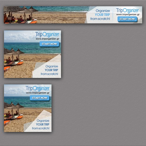 Create cool and stand out banners for promoting traveling and activity events!
