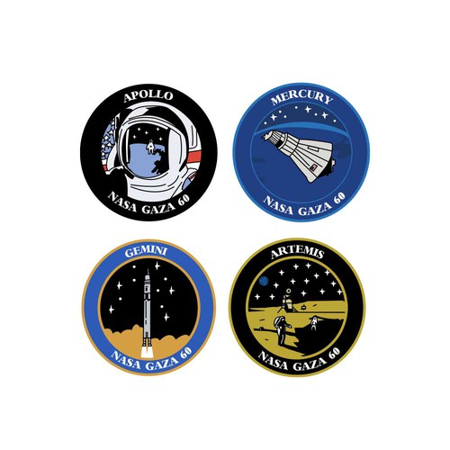 Astronaut Mission Badges