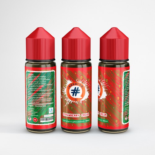 Vape Liquid label design