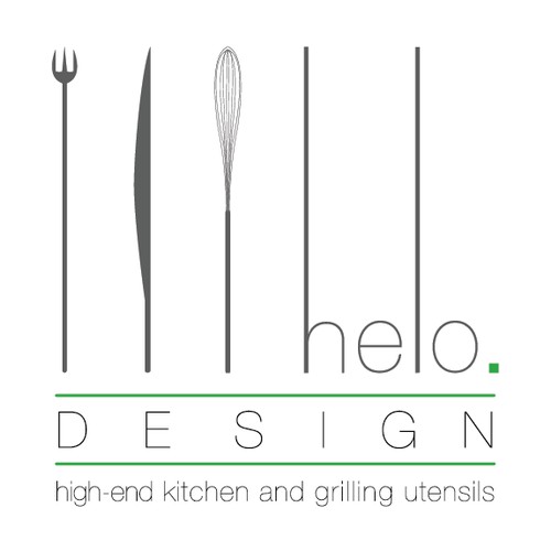 Create a simple and clean logo for a kitchen company