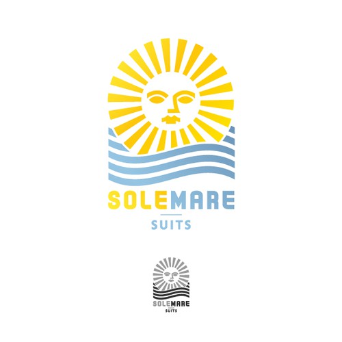 Create the next logo for Sole Mare Suits