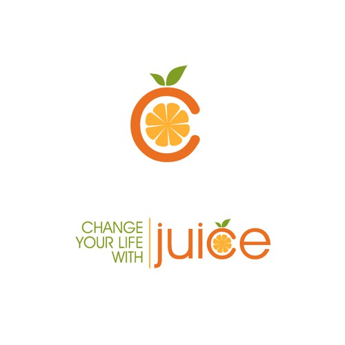 Create the next logo for Change your life with juice