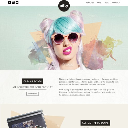 Nifty ome Page Design