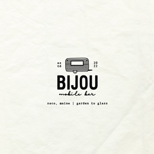 Brand Identity Design for Bijou Mobile Bar