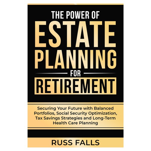 Book cover design for Power of Estate Planning for Retirement
