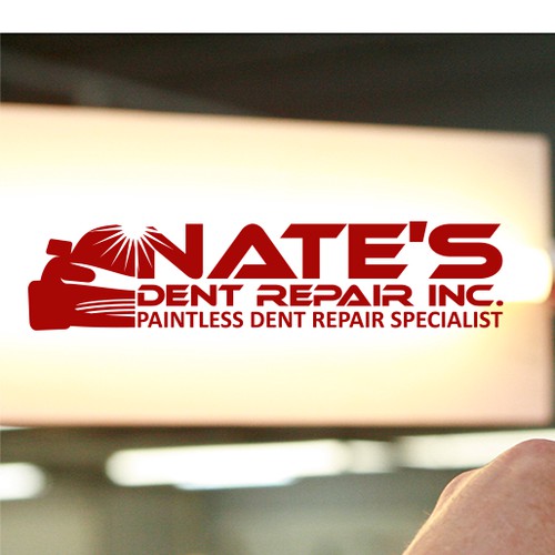 New logo for a high end paintless dent repair company