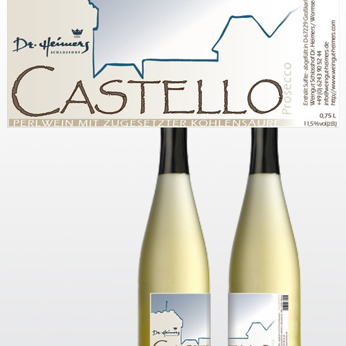 New Label For Sparkling Wine