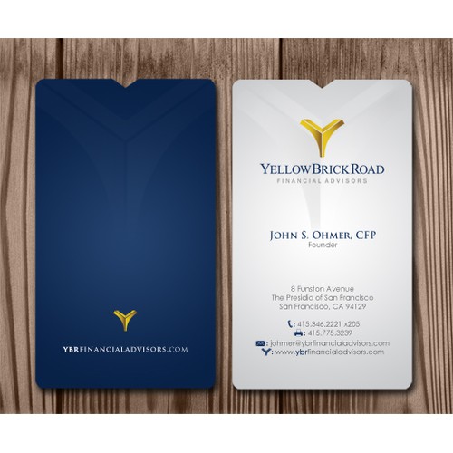 If Ever a Wonderful Business Card, Letterhead etc. There Was - YellowBrickRoad Financial Advisors