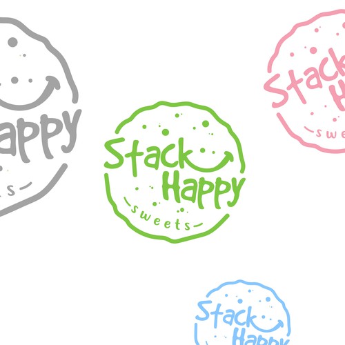 Logo Stack Happy Sweets