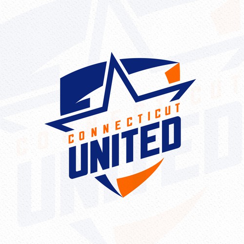 I made this Connecticut united logo design for a Youth Hockey League