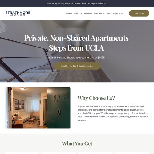Strathmore Apartments Property Management Design
