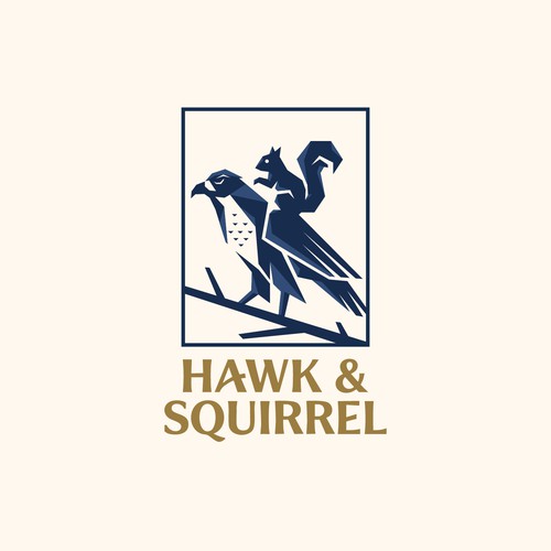 hawk and squirrel