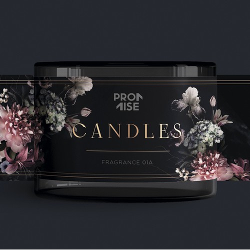 Candles label 