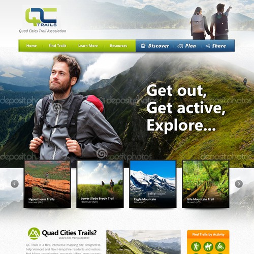 Travel Guide Website Design Concept