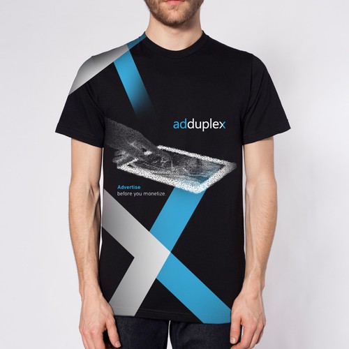 t-shirt design for app developer oriented service