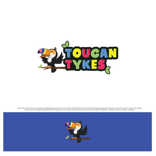 Design a Playful Toucan logo for a Children's Toy Brand