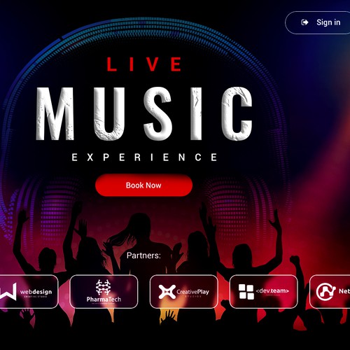 Online Booking Contest design website 