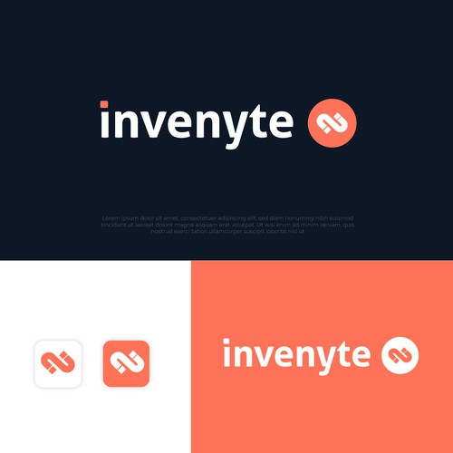 invenyte logo design