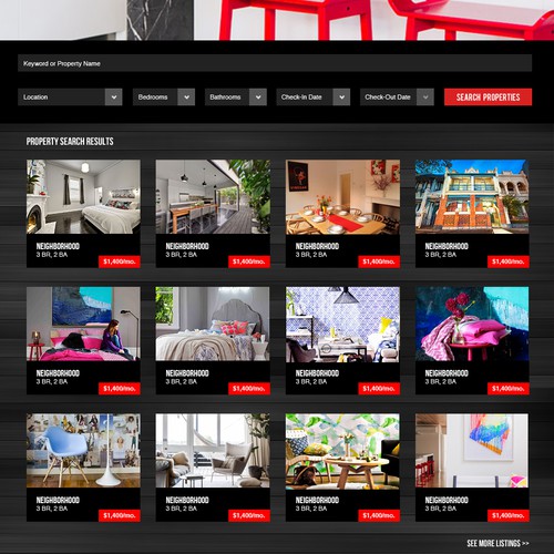 Rental Property Finder Website