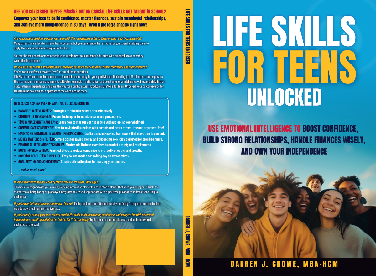 Create a paperback cover and Audible Cover using the e-book Cover Design from previous work.  