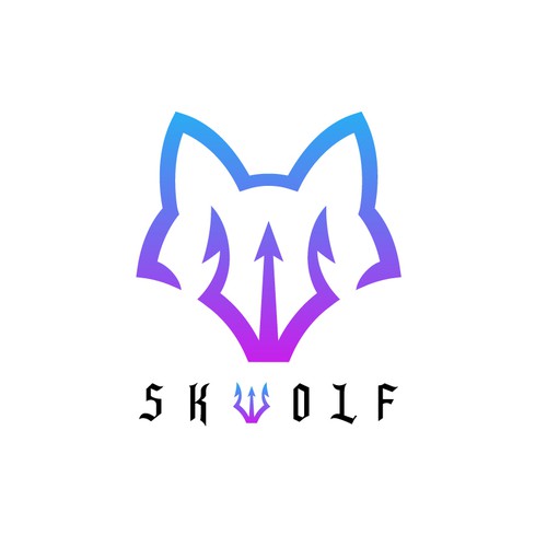 Logo design concept for skWolf
