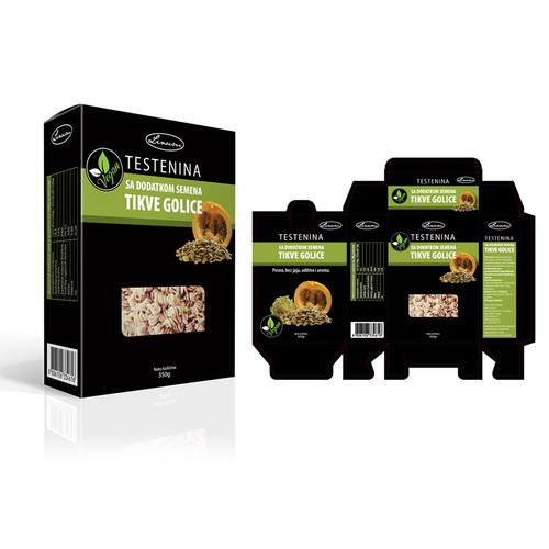 Pasta product packaging