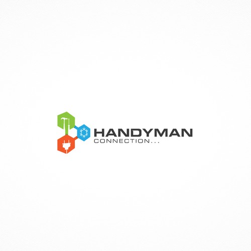 Geometric logo for Handymen Connection