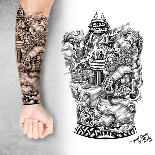 Zeus Tattoo design