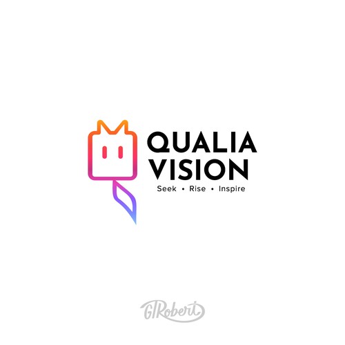 Qualia Vision logo design