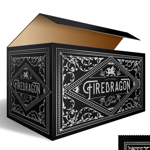 Design a hipster logo for firedragon