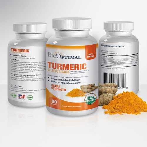 supplement label concept