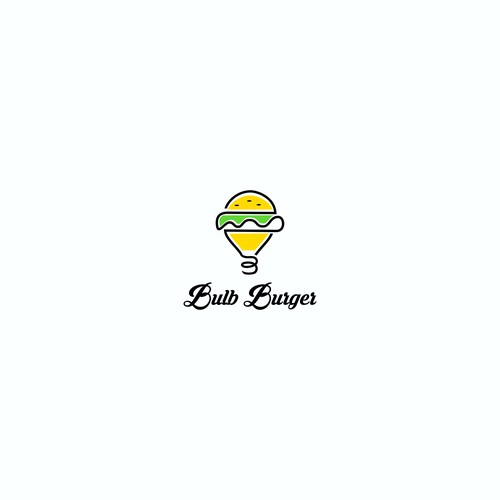 logo concept for Bulb Burger