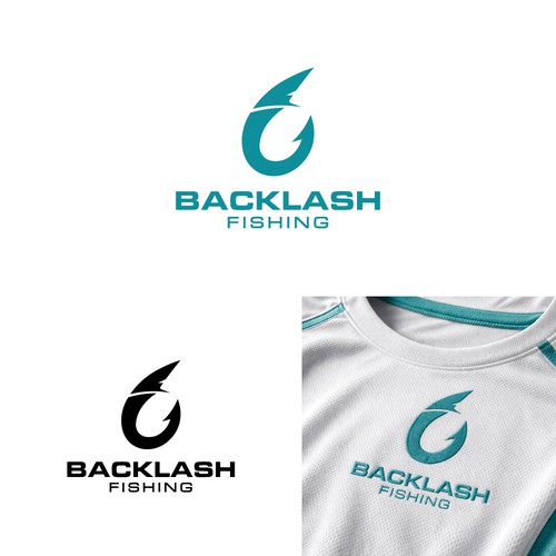 Backlash fishing logo