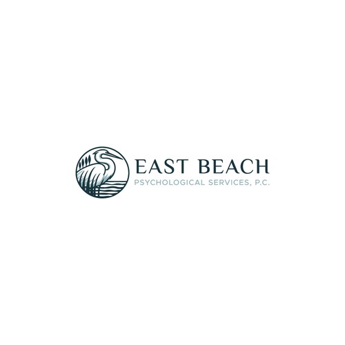 Heron Logo for East Beach Psychology 