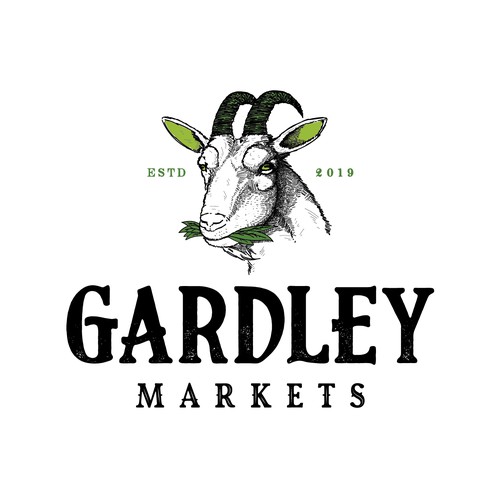 Food market logo design