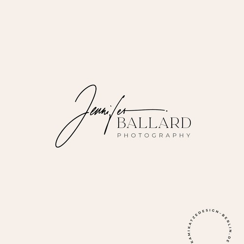 strong logo for a wedding photographer