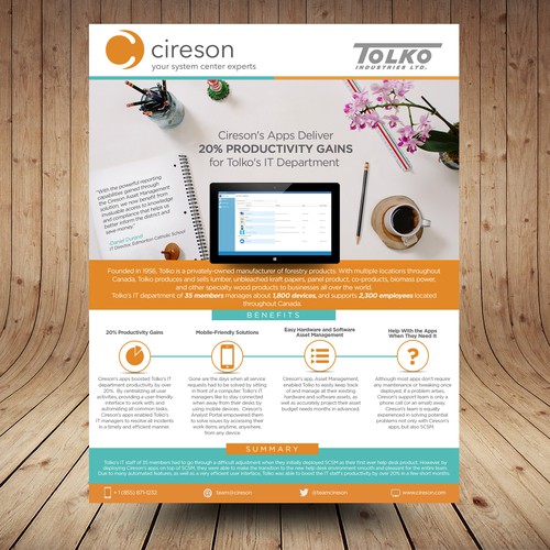 IT Case Study Brochure
