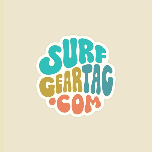 hip original vintage hipster logo for Surf Gear Tag